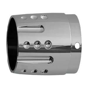   Muffler Tip   Tapered w/Alternating Horizontal Grooves & Dimples 3019