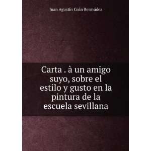   sevillana Juan AgustÃ­n CeÃ¡n BermÃºdez  Books