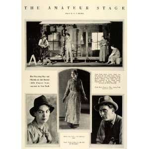  1924 Print Stage Little Theatre Joe Peel Louis Quince Judge 