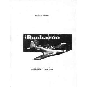    TEMCO T 35 Buckaroo Aircraft Flight Data Manual TEMCO Books