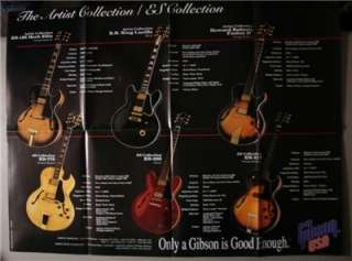 Gibson Guitar Artist Collection Poster BB King Lucille  