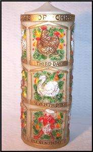 Emperor Art Creations 12 Days Of Christmas Large Decorative Candle 12 