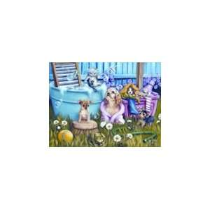  Suds N Pups   300 Large Pieces Jigsaw Puzzle: Toys & Games