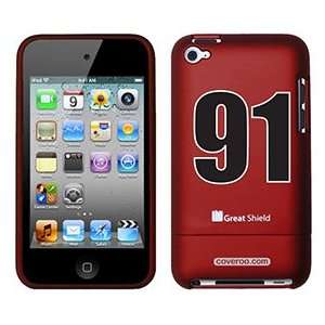  Number 91 on iPod Touch 4g Greatshield Case: Electronics
