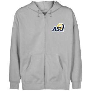 Angelo State Rams Youth Ash Logo Applique Full Zip Hoody 