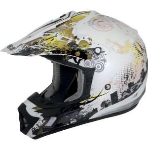  AFX Stunt Adult FX 17 Off Road Motorcycle Helmet   Yellow 