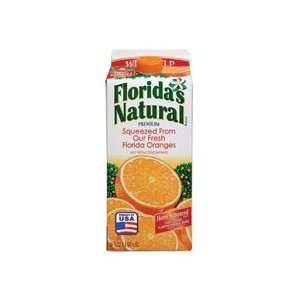 Florida Natural Home Squeezed Orange Juice, Size 59 Oz (Pack of 8 