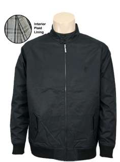 Ashworth Plaid Lined Mens Jacket   Black & Khaki / Sizes Medium   2XL 