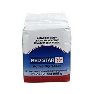 Lesaffre Red Star Bakers Active Dry Yeast 2 lb. Vacuum Pack 12/CS 