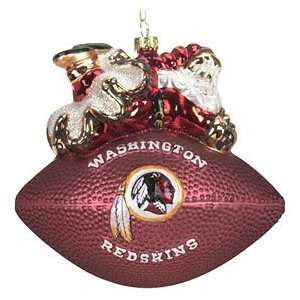  Washington Redskins Mascot Football Ornament: Sports 