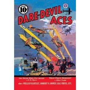  Vintage Art Dare Devil Aces The Dead Will Fly Again 