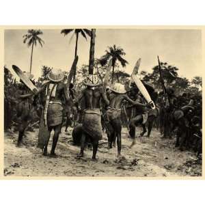  1930 Balanta People Harvest Dance French Guinea Africa 