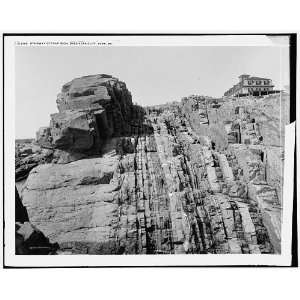  Stairway of Trap Rock,Baldhead i.e. Bald Head Cliff,York 