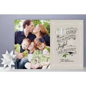  All Ye Faithful Holiday Photo Cards Health & Personal 