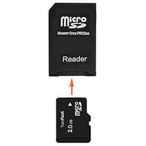  2GB Memory Stick Pro Duo Combo (2GB Micro SD + MS Pro Duo 