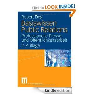 Basiswissen Public Relations: Professionelle Presse  und 