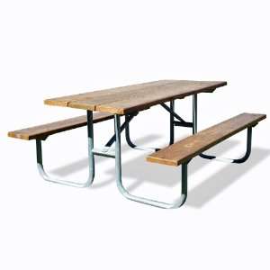   Treated Wood Picnic Table 6W Pressure Treated Wood: Office Products