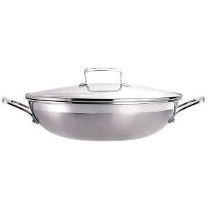  Le Creuset 12 in. Stainless Covered Wok.