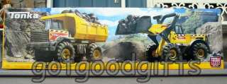 WOW!!! *** NEW TONKA DUMP TRUCK & FRONT LOADER COMBO SET *** MADE OF 