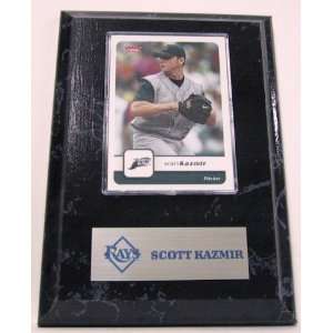    MLB Card Plaques   Tampa Bay Rays Scott Kazmir: Sports & Outdoors