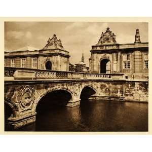  1932 Copenhagen City Bridge Christiansborg Slotsholmen 