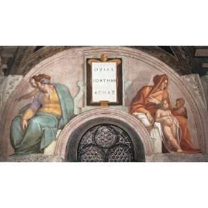  FRAMED oil paintings   Michelangelo Buonarroti   24 x 14 