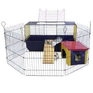  Bird Cages : Small Animal Cage with Playpen CFDS PP454650 
