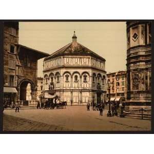   Photochrom Reprint of The Baptistry, Florence, Italy