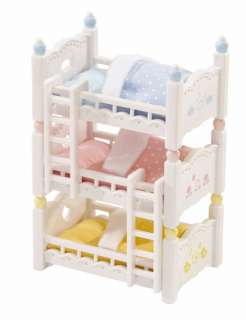 Calico Critters Triple Baby Bunk Bed Set ~BRAND NEW~  