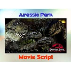  Dinosaur Action JURASSIC PARK 1 Movie Script   WoW 