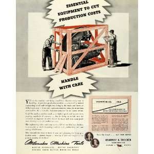  1945 Ad Kearney & Trecker Milwaukee Machine Tools 