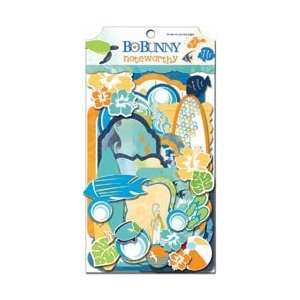  Bo Bunny Barefoot & Bliss Noteworthy Die Cuts 34/Pkg 