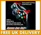   360 Wireless Chrome Controller Shell/Red LED/D Pad /Auto Fire Triggers