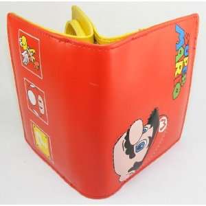  Red Mario Brother Zipper Wallet: Toys & Games