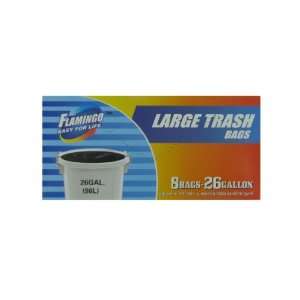  Trash Bags 8Ct 26Gal Case Pack 48: Sports & Outdoors