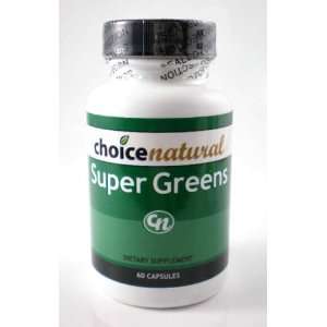  Super Greens 60 Ct Choice Natural Superfoods Vegetables 