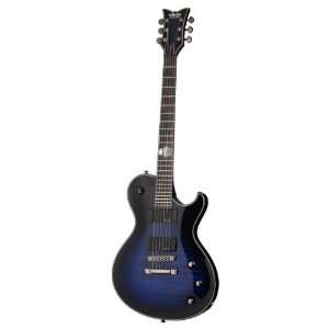  Slim Line Series SOLO 6 String Electric Guitar, See Thru Blue 