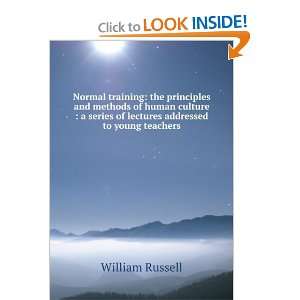 Normal training the principles and methods of human culture  a 