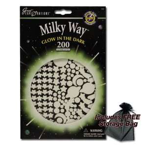  Milky Way Glow Stickers Plus FREE Storage Bag Toys 