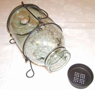 Montana Bait Co glass wire minnow trap fishing replica  