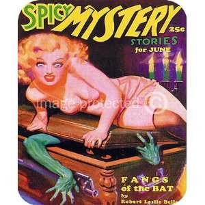   Fangs of the Bat Spicy Mystery Stories Pulp MOUSE PAD