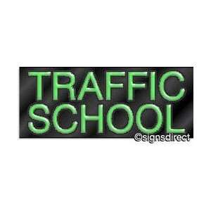  Traffic School Neon Sign