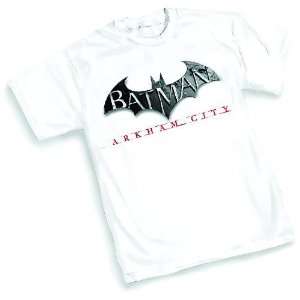  Batman Arkham City Logo T Shirt X Large: Everything Else