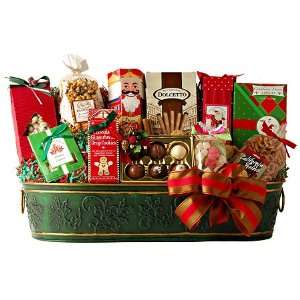 Holiday Celebration Christmas Gift Basket:  Grocery 