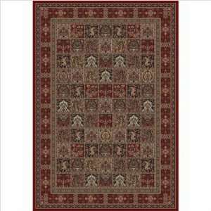   Classics Panel Red Traditional Rug Size: 53 x 77 Furniture