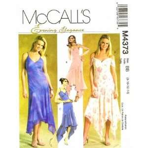  McCalls 4373 Sewing Pattern Misses Evening Elegance Formal Dress 
