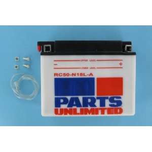  Parts Unlimited 12V Heavy Duty Battery Y50 N18L A 