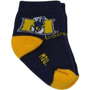  Murray State Racers Infant Navy Blue Team Logo Baby Socks 