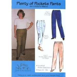   Plenty of Pockets Pants Pattern By The Each Arts, Crafts & Sewing