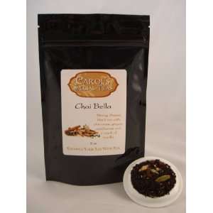 Chai Bella Flavored Black Tea 2oz Package:  Grocery 